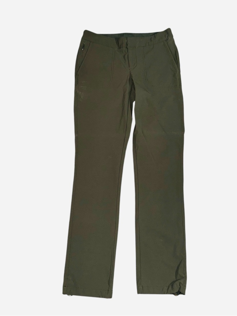 Athleta Women’s Size 8 Olive Green Hiking Pants Nylon Stretch Outdoor